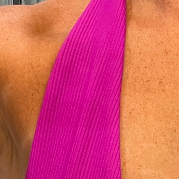 Frankies Bikinis Diana Sliding Halter Triangle Bikini Top Orchid Purple X-Small - Picture 7 of 7